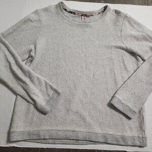 Anthropologie Dolan Sweatshirt Metallic Gray USA Made in Women’s Size Large
